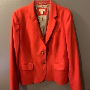 J Crew Schoolboy Blazer in red-orange